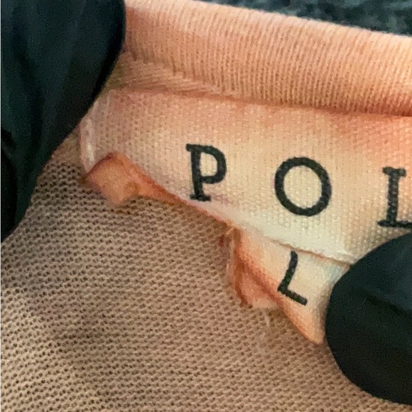 POL Peachy Coral Oversized Waffle-Knit Sleeves Tunic - Picture 6 of 7